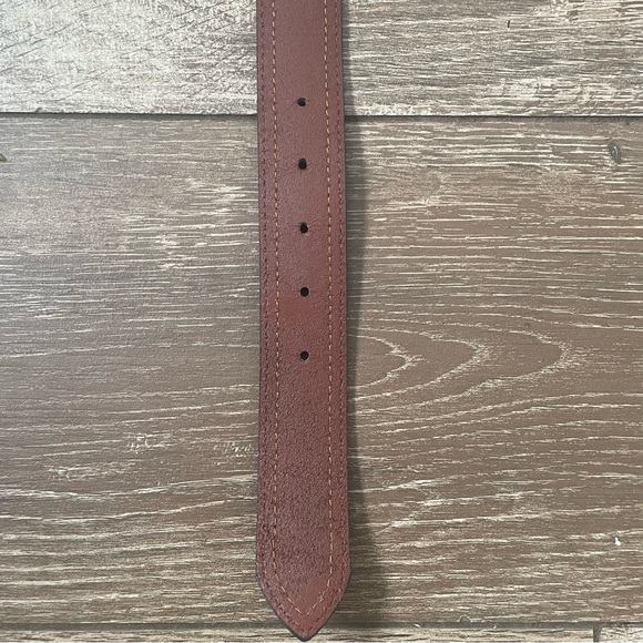 GP & Max Genuine Italian Leather Belt Nautical Made In Italy Preppy Dressy - Picture 10 of 16